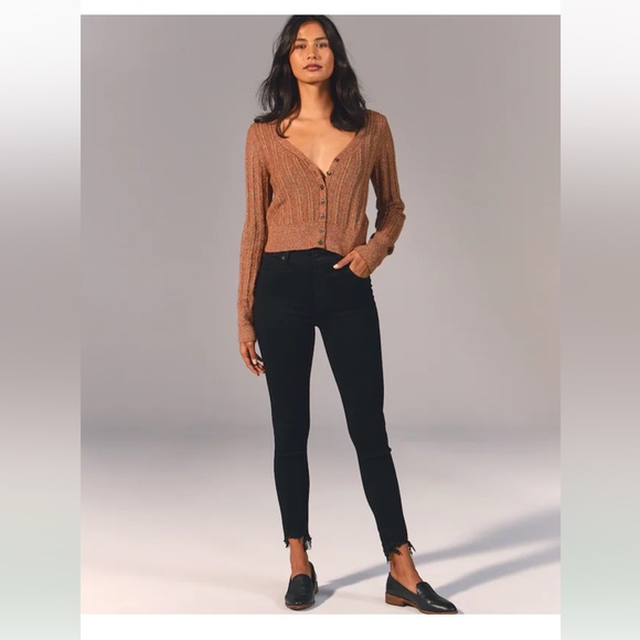 Abercrombie & Fitch Denim - Abercrombie & Fitch Curve Love Super Skinny Ankle High Rise Jeans